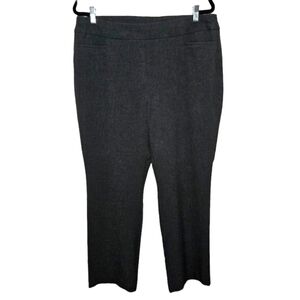 Chico's 2.5 Short | 14S Heathered Gray Black Pants Bottoms Pull On Elastic Waist